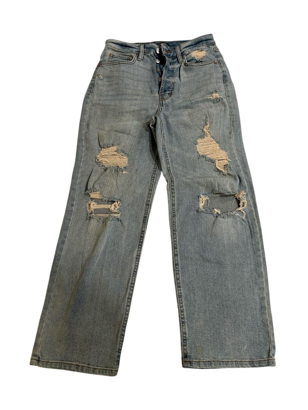 Wild Fable Distressed Wide-Leg Women’s Jeans